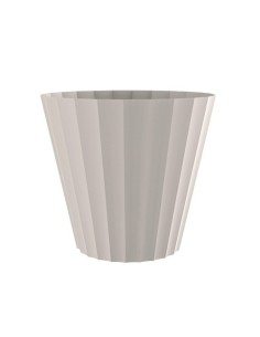 Maceta Plástico 18x16cm Color Crudo Exterior Resistente PLASTIKEN