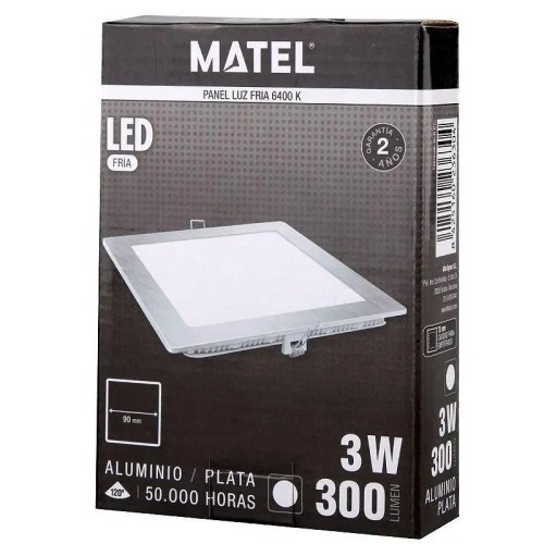 Downlight LED cuadrado gris 6W.(Fría, Cálida, Neutra) - 2 Downlight LED cuadrado gris 6W.(Fría, Cálida, Neutra) - 2