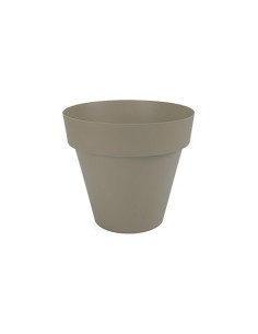 Maceta Plástico Ø14cm Color Taupe Exterior Resistente PLASTIKEN