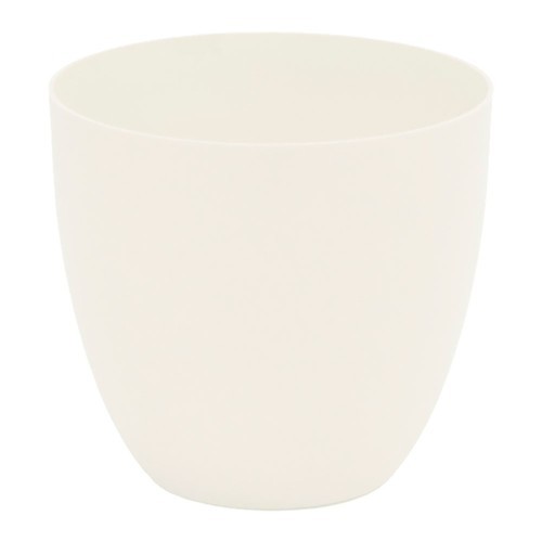 Maceta Plástico Inyección Ø38cm Blanco Exterior Resistente PLASTIKEN
