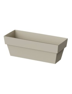 Jardinera Plástico 10x25cm Beige PLASTIKEN