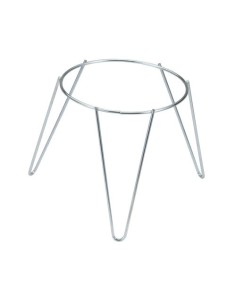Soporte Macetero Metal Zincado 20cm Altura22cm Varilla5mm Sauvic