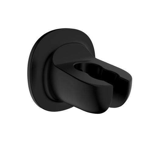 Soporte Para Ducha Plástico 6x7x7cm Negro Adhesivo Wenko