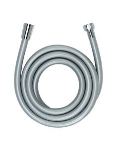 Manguera Ducha Plástico 175cm Conexión 1/2 Pulgada Plata Mate WENKO