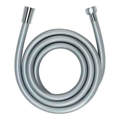 Manguera Ducha Plástico 175cm Conexión 1/2 Pulgada Plata Mate WENKO