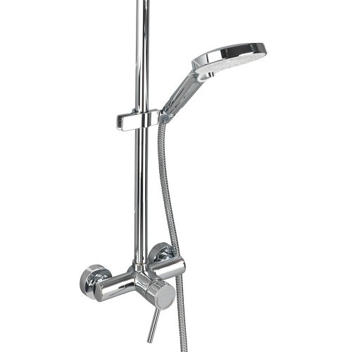 Soporte Ajustable Cabezal Ducha Metal Acero Inoxidable 11.7x2.7x3cm WENKO