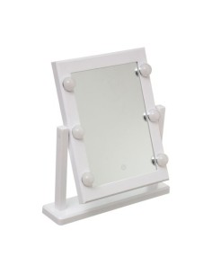 Espejo Led 37x9x40.5cm Blanco Luz Fría Cálida Giratorio 5 FIVE