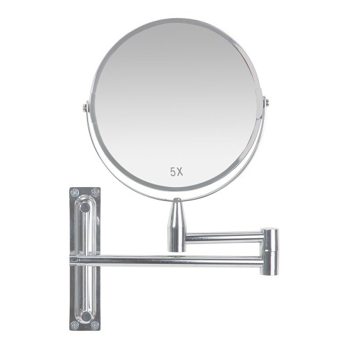 Espejo Extensible Metal Cromado Doble Cara 5X 21.5-39x3x26.5cm ANDREA HOUSE