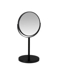 Espejo De Mesa Metal 18.5x15x34.5cm 1x5x Aumentos Negro Mate ANDREA HOUSE