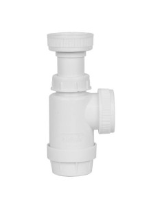 Sifón Botella PVC Extensible 1.5Pulgadas Para Válvula Automática MIRTAK
