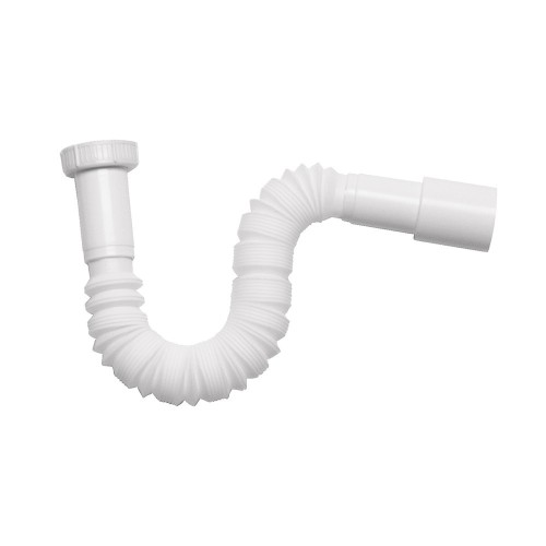 Sifón Extensible Plástico 1.1/4Pulgadas Tuerca Mirtak