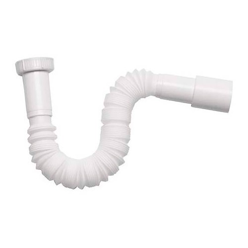 Sifón Flexible PVC 32mmx40mm Blanco VERHAL