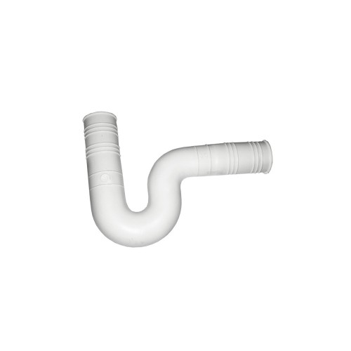 Sifón Flexible Goma 35x35mm Negro MIRTAK
