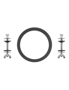 Kit Fijación Inodoro Con Junta De Goma Con Tornillos Metálicos Roca