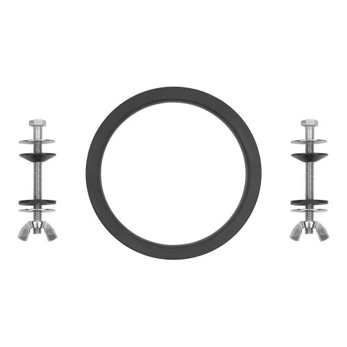 Kit Fijación Inodoro Con Junta De Goma Con Tornillos Metálicos Roca