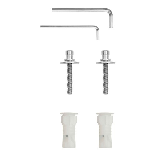 Kit Fijación Asiento Inodoro Caída Amortiguada Dama Accesorios Roca