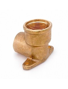 Codo Mural Latón 1/2x15mm METALGRUP