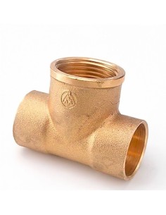 Conector Te Hembra Latón 1/2x15mm METALGRUP