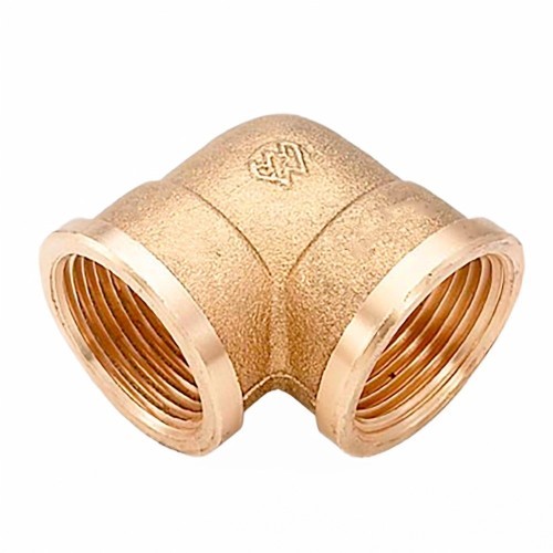 Codo Latón Rosca Hembra 1 Pulgada METALGRUP