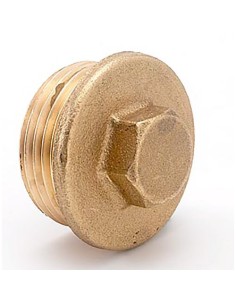 Tapón Ciego Latón 1/2 Pulgada METALGRUP