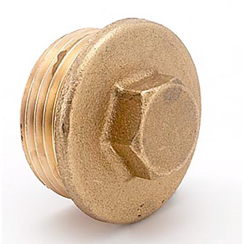 Tapón Ciego Latón 1/2 Pulgada METALGRUP