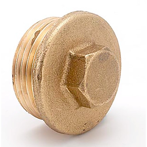 Tapón Ciego Latón Rosca 3/4 Pulg METALGRUP