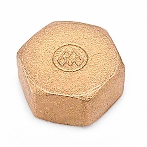 Tapón Ciego Latón Rosca H1/2 Pulgada METALGRUP