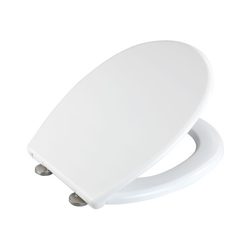 Asiento WC Plástico 37x46cm Blanco Cierre Suave Antideslizante Wenko Asiento WC Plástico 37x46cm Blanco Cierre Suave Antideslizante Wenko