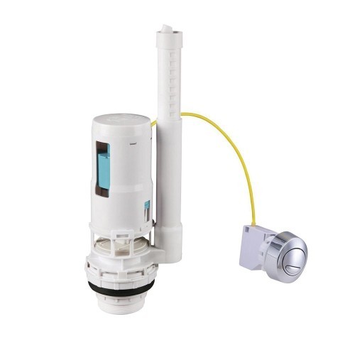 Descarga WC Doble Pulsador Con Cable Ahorro Agua Tanque Bajo MIRTAK