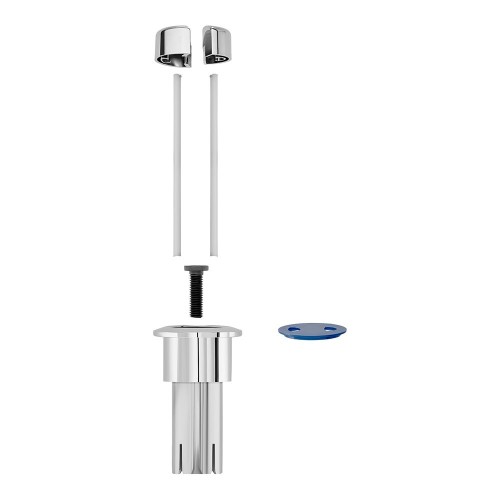 Kit Doble Pulsador Largo 110x220x60mm Descarga D1D Roca