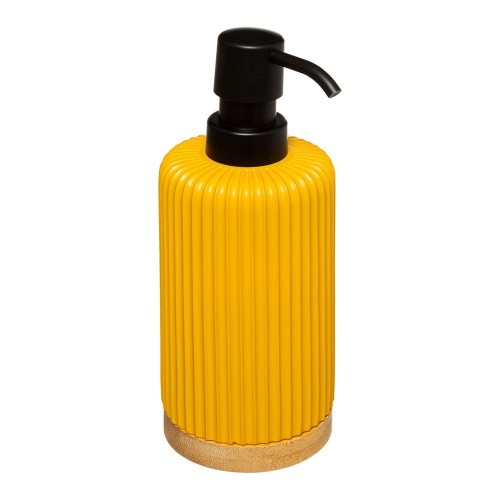 Dispensador Jabón Baño Mostaza Plástico Colors 5FIVE