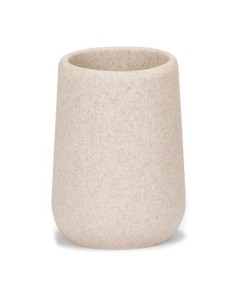 Portacepillos Arenisca 7.5x10.5cm Beige ANDREA HOUSE
