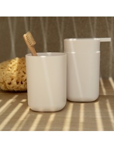 Dosificador De Jabón Plástico Blanco Mate Wenko 2