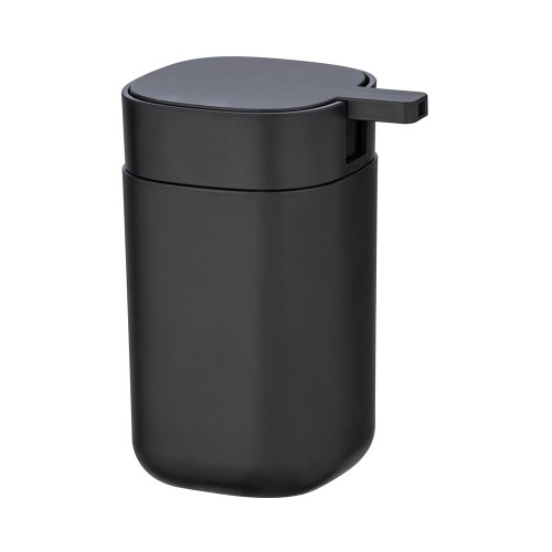 Dosificador De Jabón Plástico Negro Mate Wenko