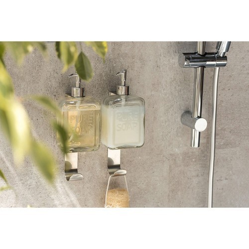 Dosificador De Jabón Vidrio Transparente Con Texto WENKO