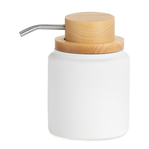 Dispensador Baño Resina 9x13cm Blanco ANDREA HOUSE
