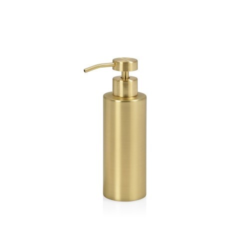 Dispensador Baño Acero Inoxidable 220ml Dorado 5.5x19.5cm ANDREA HOUSE