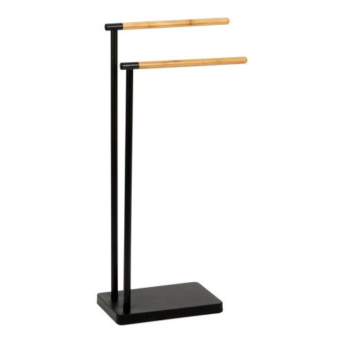 Toallero De Pie Metal 30x20x78cm Negro ANDREA HOUSE