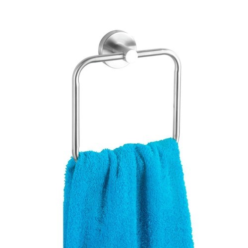 Toallero Aro Acero Inoxidable Mate 16x18x5cm Wenko