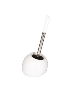 Escobillero Baño Plástico Blanco 5 FIVE