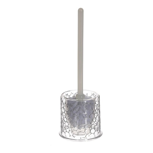 Escobillero Baño Plástico 36x12.50cm Transparente Five Simply Smart