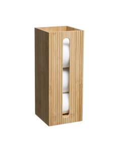 Portarrollos Baño Bambú 36x14.5x14.5cm 5 FIVE