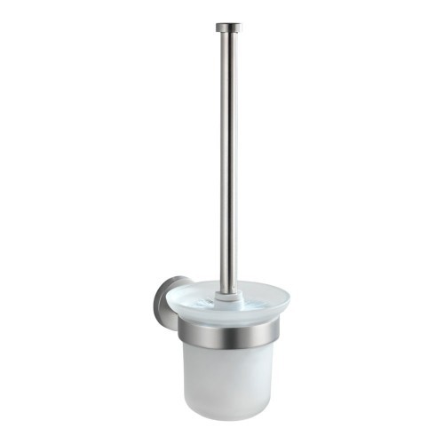 Escobillero Acero Inoxidable 10x35x14cm Cristal Satinado Wenko