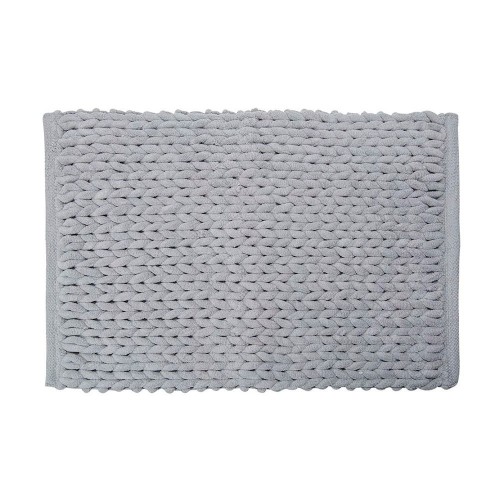 Alfombra Baño Microfibra 50x75cm Gris 5 FIVE