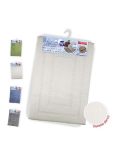 Alfombra Baño Microfibra 12mm 40x60cm Colores Surtidos Antideslizante HIDALGO