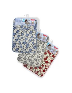 Alfombra Baño Poliéster 40x60cm Acolchada Colores Surtidos HIDALGO