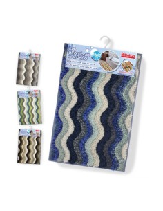 Alfombra De Baño Microfibra 40x60cm Antideslizante Colores Surtidos HIDALGO