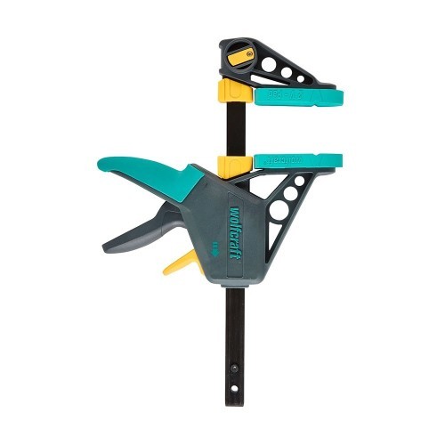 Sargento Monomanual 100mm Largo Negro Wolfcraft