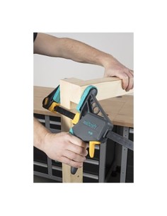 Sargento Monomanual 100mm Longitud Negro Wolfcraft 2