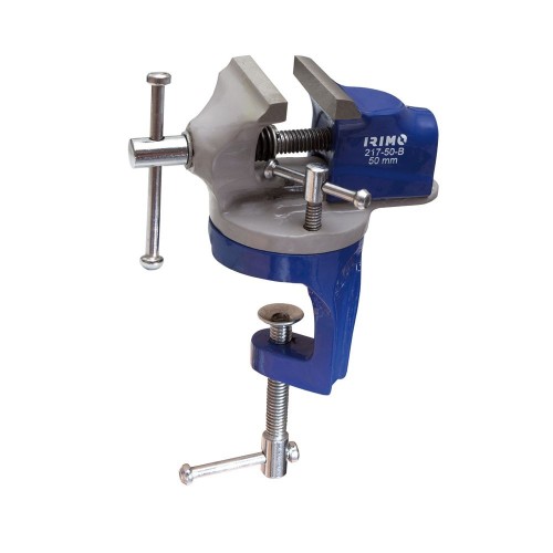 Tornillo De Banco Hierro Fundido 50mm Base Giratoria Portátil IRIMO